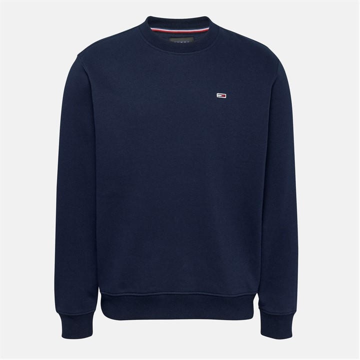 Tommy Jeans Men's Grey Neck Sweatshirt Small