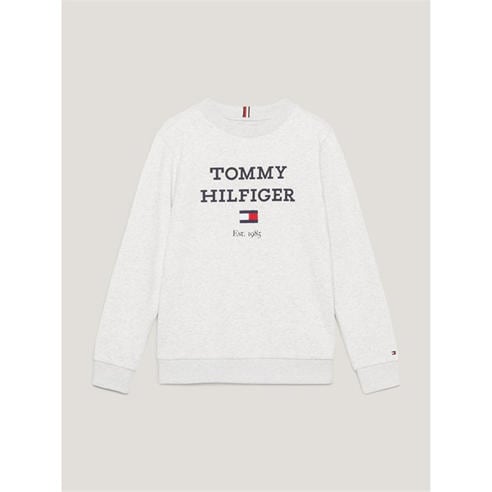 Tommy Hilfiger - Unisex Kids' Logo Crew Sweatshirt