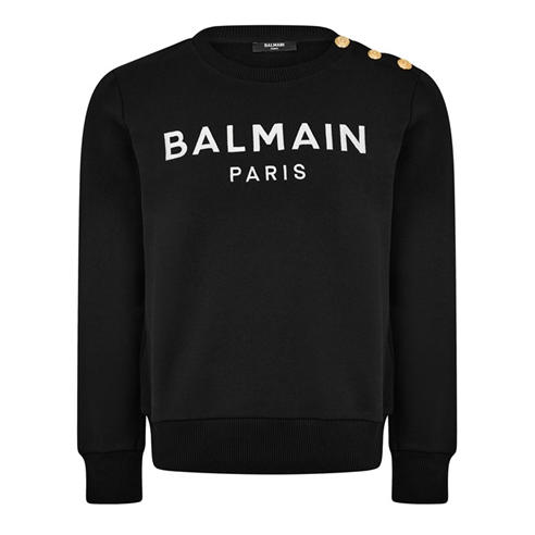 BALMAIN - Embroidered Paris Sweatshirt Juniors