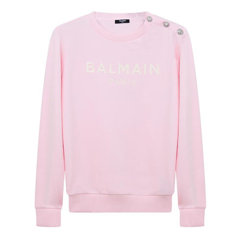 BALMAIN - Embroidered Paris Sweatshirt Juniors