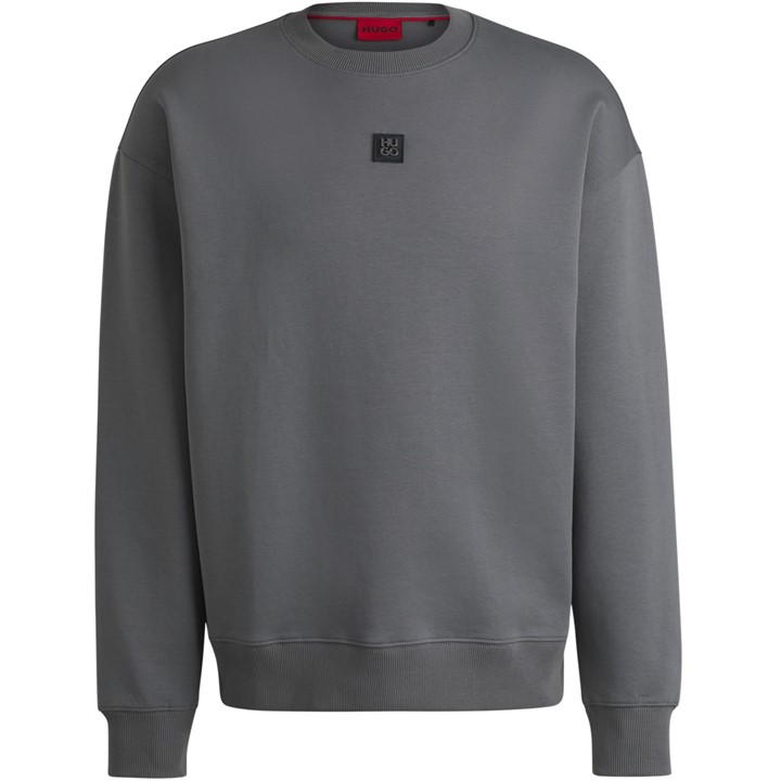 HUGO BOSS MEN'S DETTIL CREW-NECK SWEATSHIRT