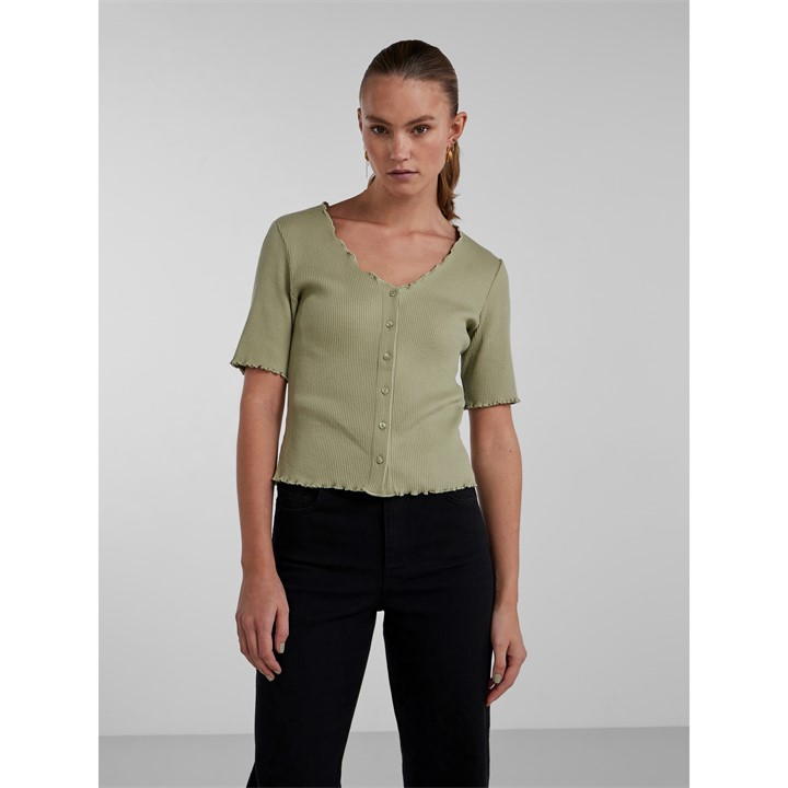 Pieces Short Sleeve Blou