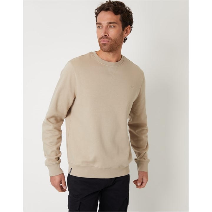 Threadbare Fleece Crew Sweatshirt Mens