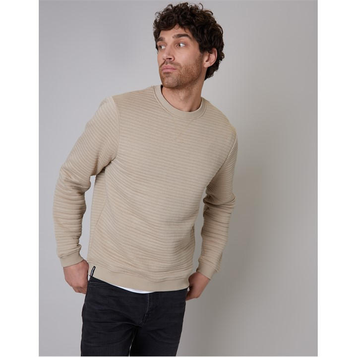 Threadbare Fleece Crew Jumper Mens