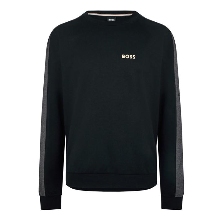 HUGO BOSS MEN'S BW TRACKSUIT ICONIC LOGO LETTERING