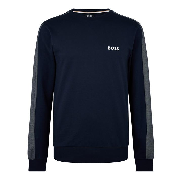 HUGO BOSS MEN'S BW TRACKSUIT ICONIC LOGO LETTERING