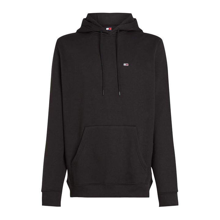 Tommy Jeans Men's Black Flag Hoodie Medium