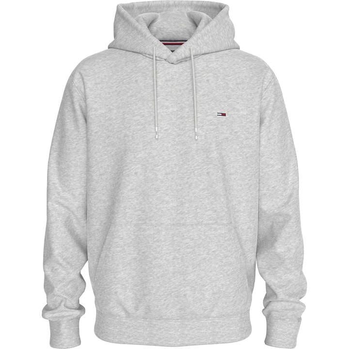 Tommy Jeans Men's Grey Flag Hoodie Extra Large