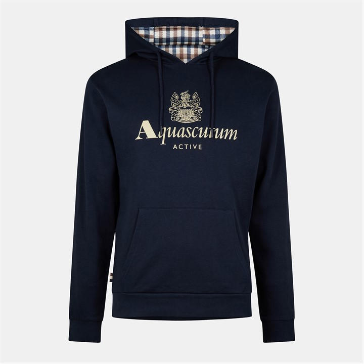AQUASCUTUM LOGO HOODIE