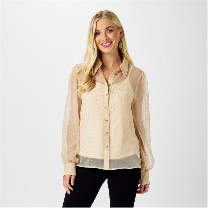 BIBA BIBA METALLIC SHIRT