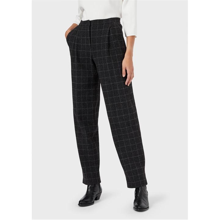 EMPORIO ARMANI CHECK TROUSERS