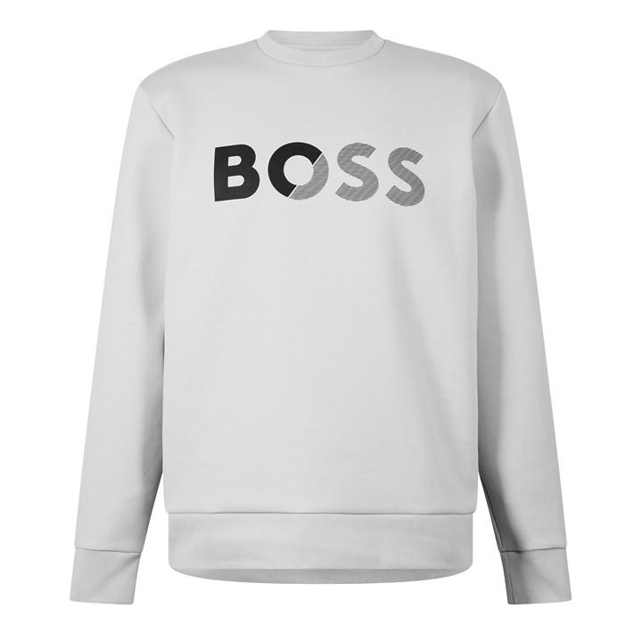 HUGO BOSS MEN'S SALBO LOGO JUMPER