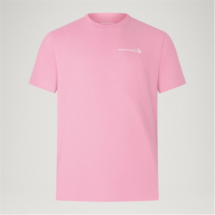 Endura Men's Pink Graphic Tee Sn61