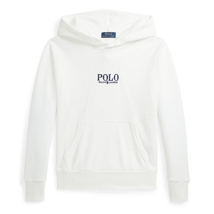 Polo Ralph Lauren Boys White Logo Hoodie Juniors