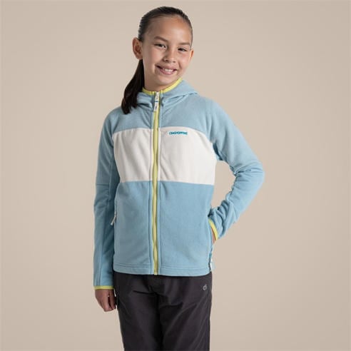 Craghoppers - Unisex Kids' Bindloe Hooded Full Zip Fleece