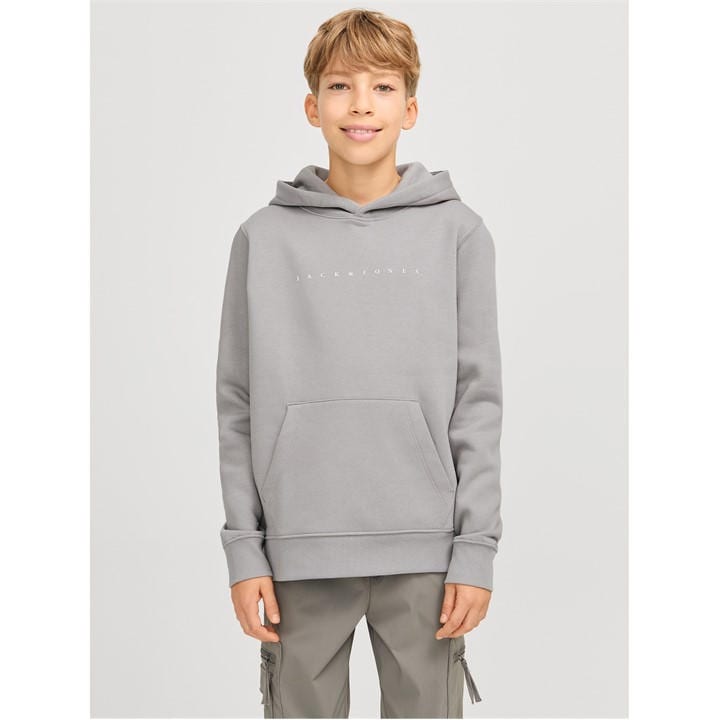 Jack And Jones Boys Grey Star Hdy Size 9