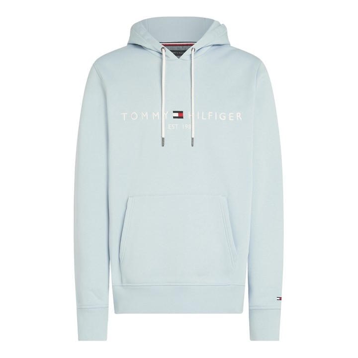 Tommy Hilfiger Men's Blue Tommy Logo Hoodie Extra Large