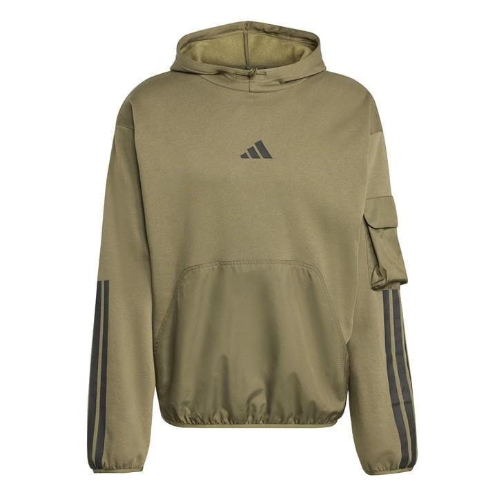 Adidas Men's Green Utility Hoodie Medium