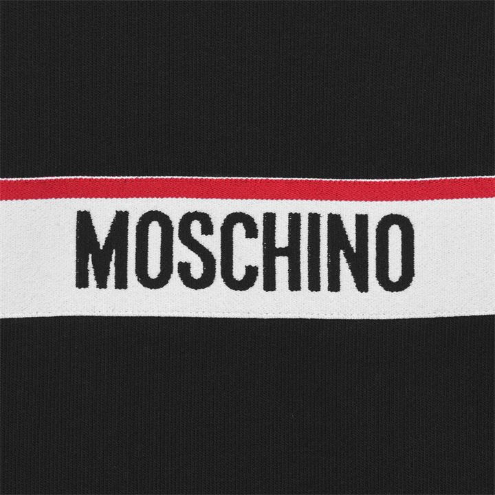 Black - MOSCHINO - Tape Oth Hoodie