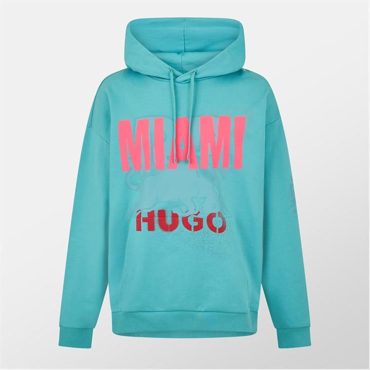 HUGO BOSS X RED BULL MIAMI PRINT HOODIE