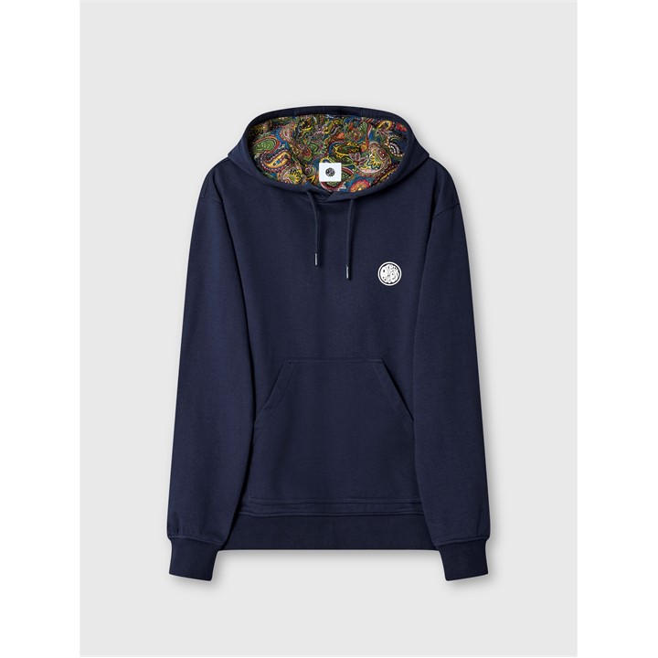 Pretty Green Men's Blue Pg Lounge Hoody Sn61 Medium