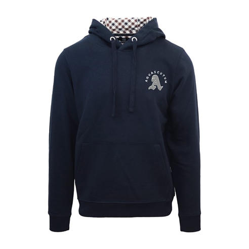 Aquascutum - Men's Hooded Sweat Pull Over Hoodie