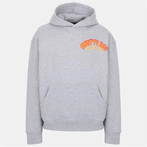 PRETTY BOY UGLY WORLD - Men's Fire Cotton Long Sleeve Oversized Fit Hoodie