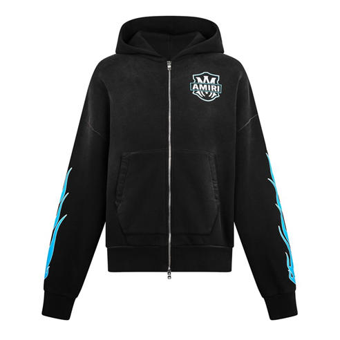 AMIRI - Men's MA Flames Zip Hoodie