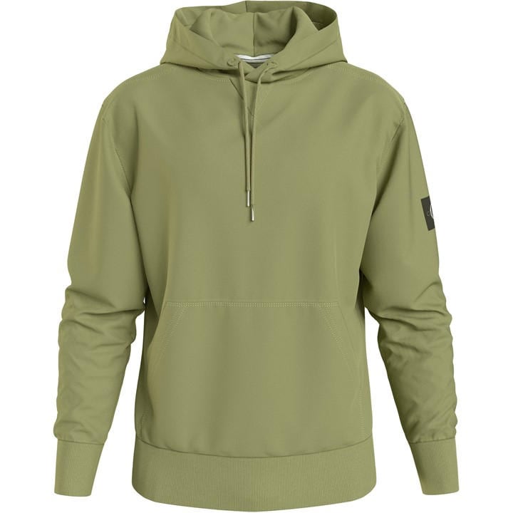 Calvin Klein Jeans Men's Green Badge Hoodie Small