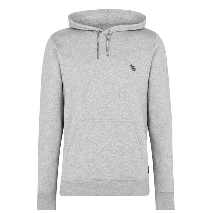 Ps Paul Smith Men's Grey Zebra Logo Oth Hoodie Small