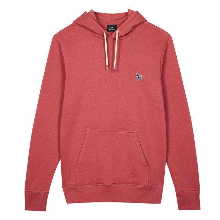 PS Paul Smith Zebra Logo OTH Hoodie - Red
