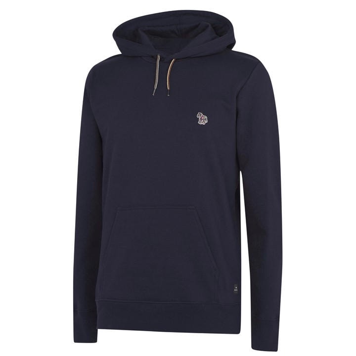 Ps Paul Smith Men's Blue Zebra Logo Oth Hoodie 2XL