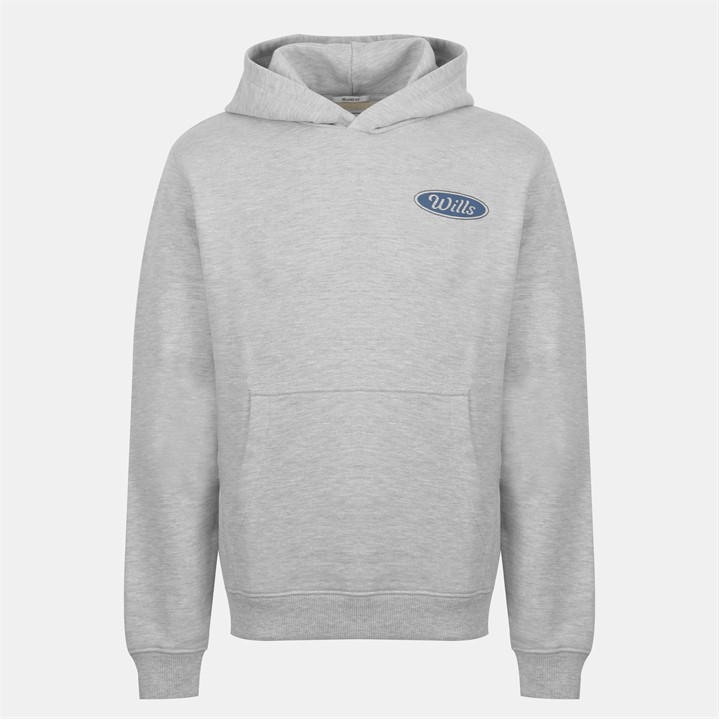 Jack Wills Men's Grey Americano Hoodie Sn54