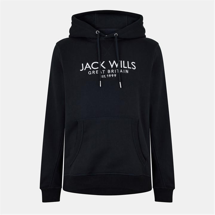 JACK WILLS BATSFORD LOGO HOODIE MEN