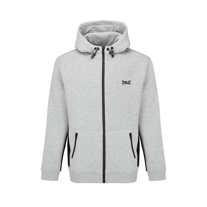 Everlast Men's Grey Premium Zip Hoodie Extra Large