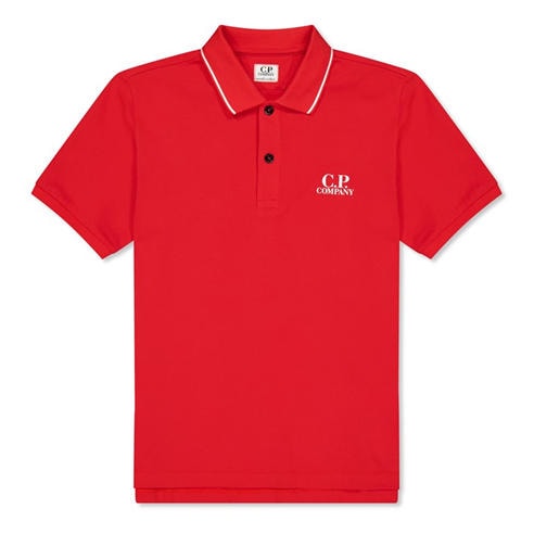 CP COMPANY - Kids' Short Sleeve Polo Shirt