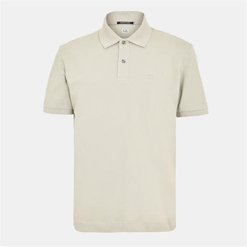 CP COMPANY METROPOLIS - Men's Tipped Short Sleeve Polo Shirt