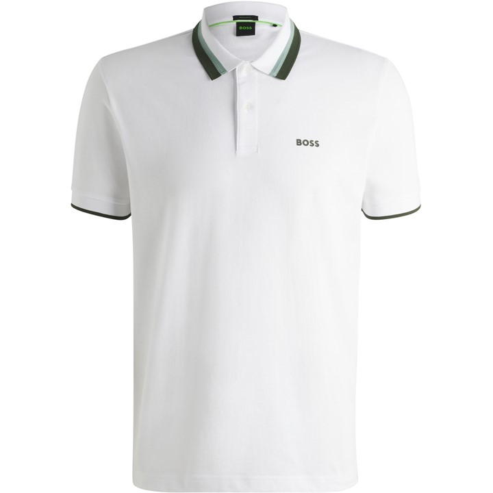 HUGO BOSS MEN'S HBG PADDY AP HERI SHORT-SLEEVE POLO SHIRT