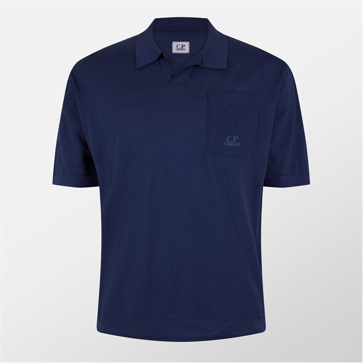 C.P. COMPANY KNIT POLO SHIRT