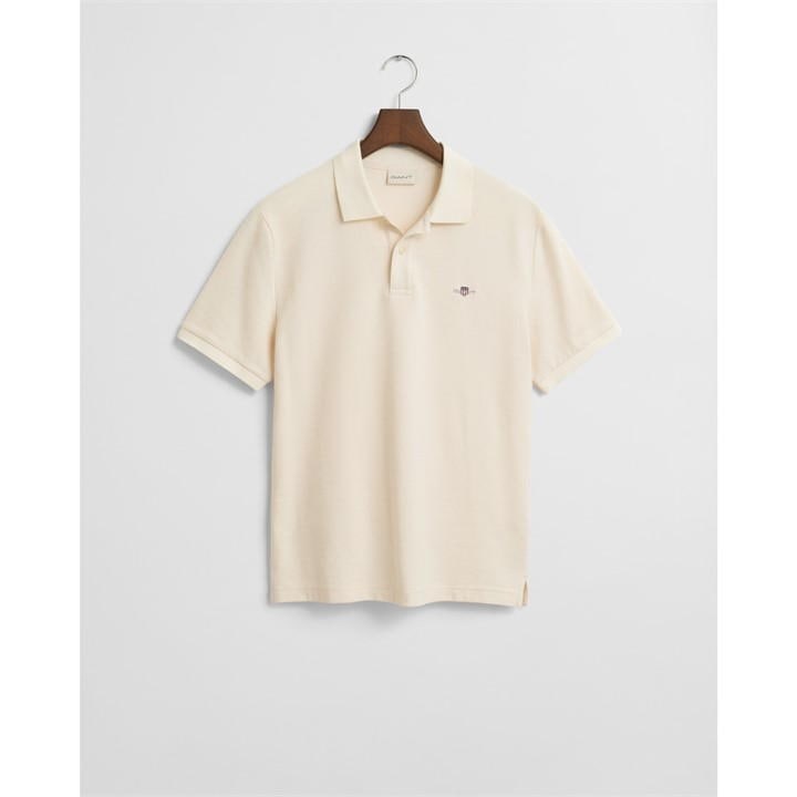 Gant Textured Polo Cream L