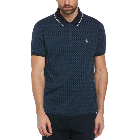 Original Penguin - Men's All Over Print Short-Sleeve Polo Shirt