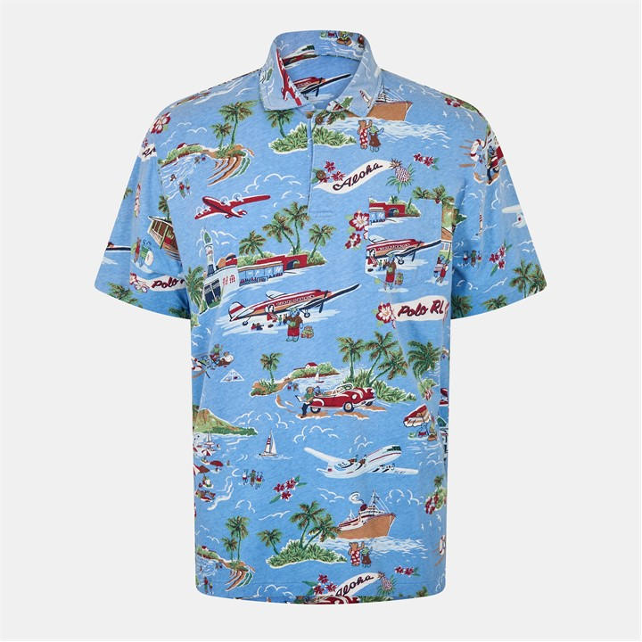 POLO RALPH LAUREN STANDARD FIT BEAR LINEN-COTT