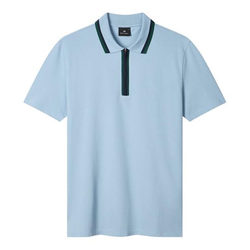 PS Paul Smith - Men's Zipped Short Sleeve Polo Shirt