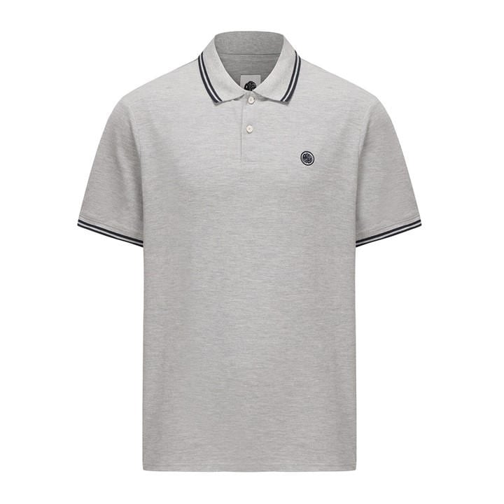 Pretty Green Men's Grey Green Barton Polo 2XL