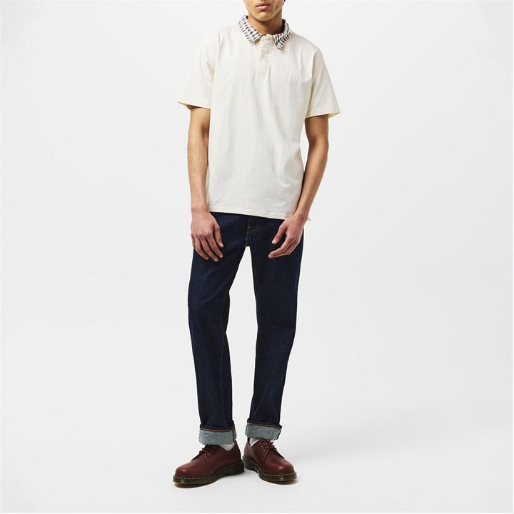 Old White - AQUASCUTUM - AquAct Chk Cllr Polo Sn52
