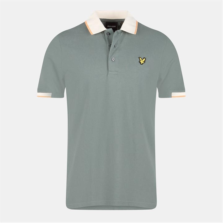 LYLE & SCOTT RETRO HALF TIPPED POLO SHIR
