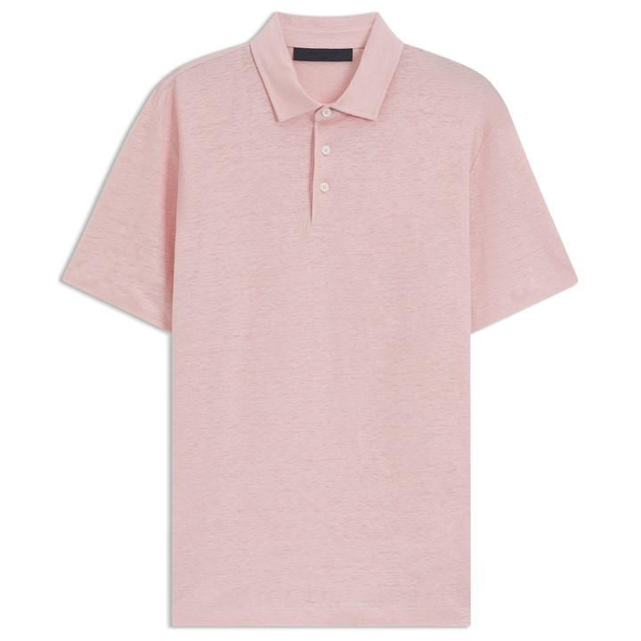 HUGO BOSS MEN'S DOUBLE BREASTED PARRIS73 BREATHABLE COTTON POLO SHIRT