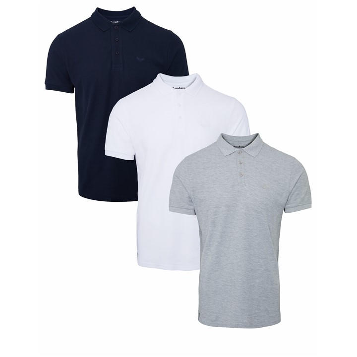 Threadbare Tb Polo Con 3pk