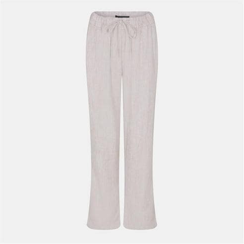Vero Moda - Women's VM Line Linen Straight Leg Trouser