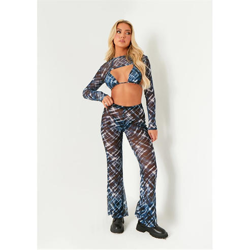 Missy Empire - Mesh Printed Trouser